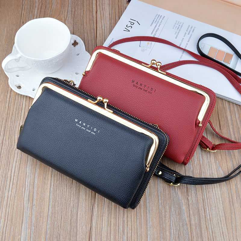 Clutch Size Crossbody Shoulder Purse Handbag