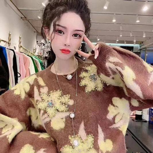 Piece Of Art Printed Sweater