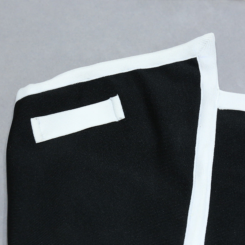 Backless Strapless Bow Detail Mini Dress