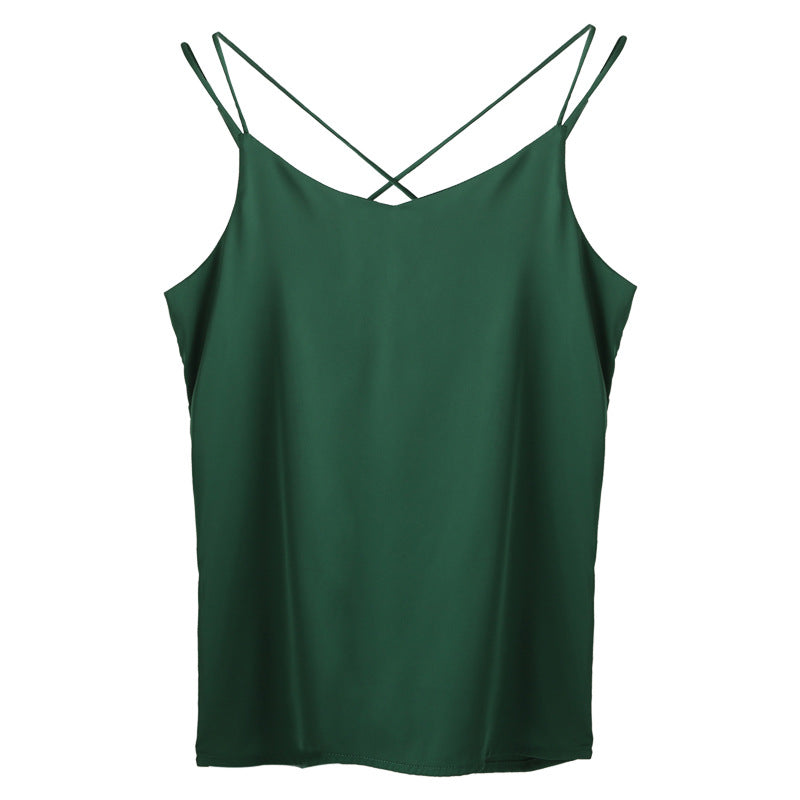 Silk Satin Sleeveless Camisole