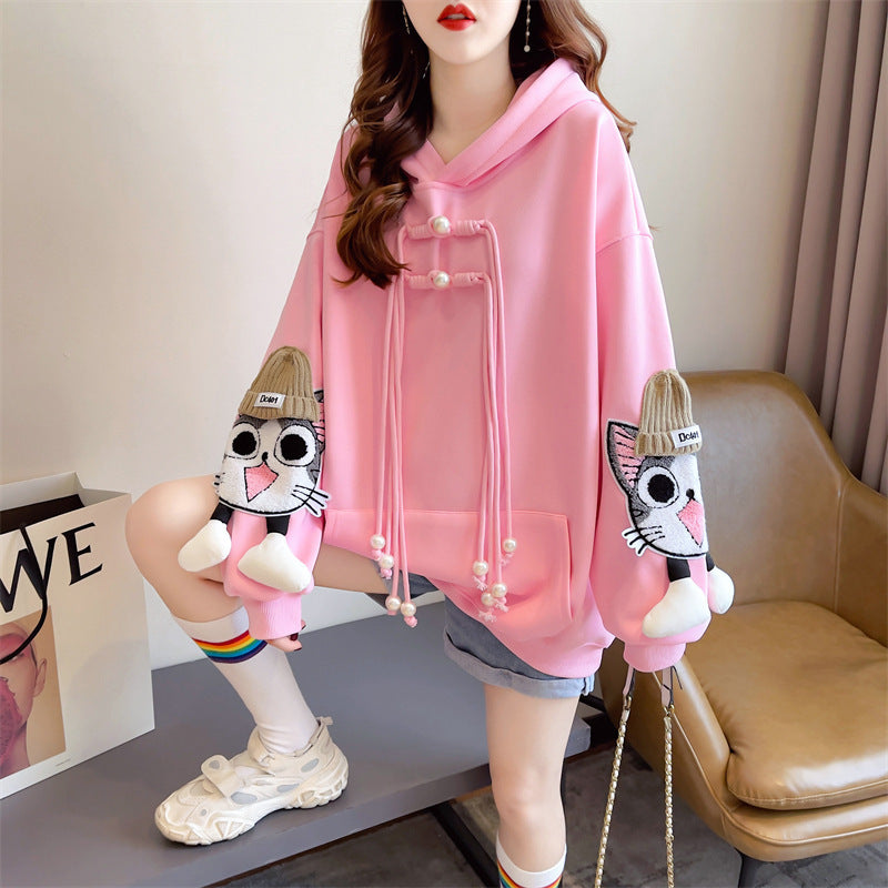 Cat Lover Oversized Hoodie