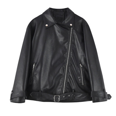 Ultimate Sophistication Loose Leather Jacket